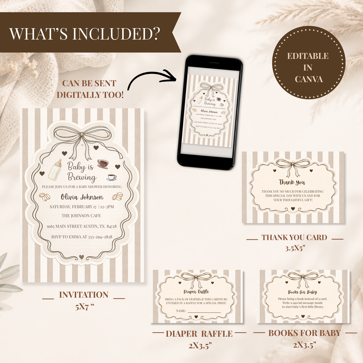 A Baby Is Brewing Baby Shower Bundle