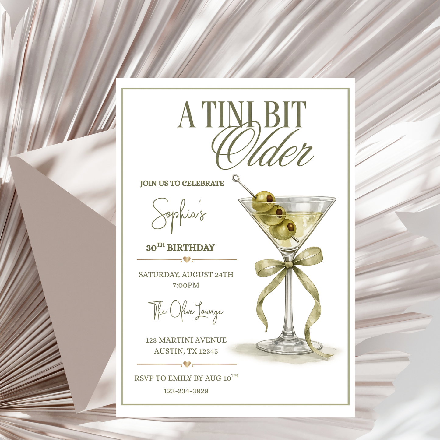 A Tini BIt Older Birthday Invitation