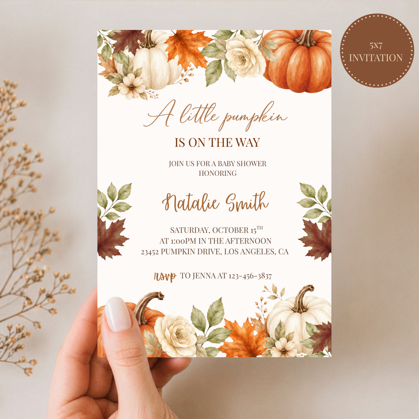 A Little Pumpkin Baby Shower Bundle