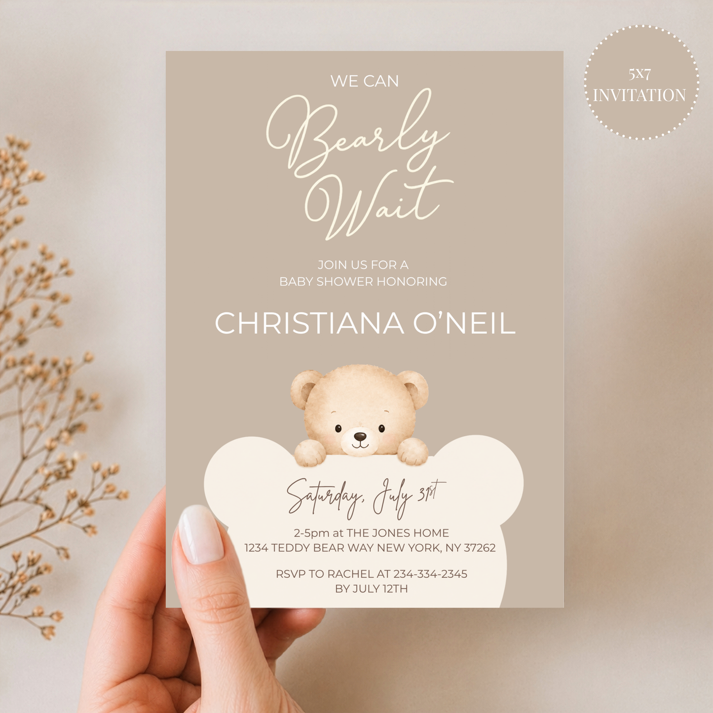 We Can Bearly Wait Baby Shower Bundle